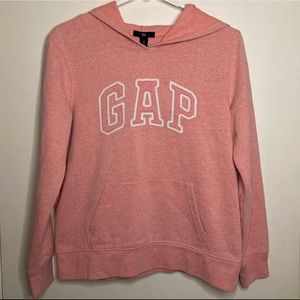 Gap Peach Coral Pullover Hoodie Sweater SZ Small
